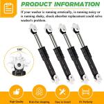 Washer Shock Absorber 4-Pack for Kenmore Whirlpool