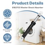 8182703 Washer Shock Absorber 4-Pack for Kenmore