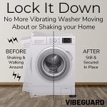 VIBEGUARD Anti Vibration Pads for Washers - 4 Pack
