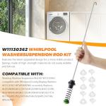 Washer Suspension Rod Kit for Whirlpool Kenmore Maytag