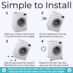 VIBEGUARD Anti Vibration Pads for Washers - 4 Pack