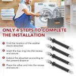 Whirlpool Washer Shock Absorber Set of 4