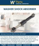 Whirlpool Washer Shock Absorber W11415987
