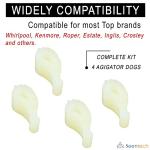 Seentech 80040 Washer Agitator Dogs – 4 Pack