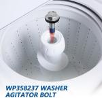 WISINY WP358237 Washer Agitator Bolt Replacement