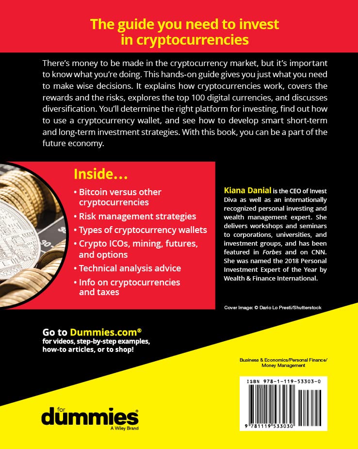 Cryptocurrency Investing For Dummies (For Dummies (Business & Personal Finance)) by For Dummies