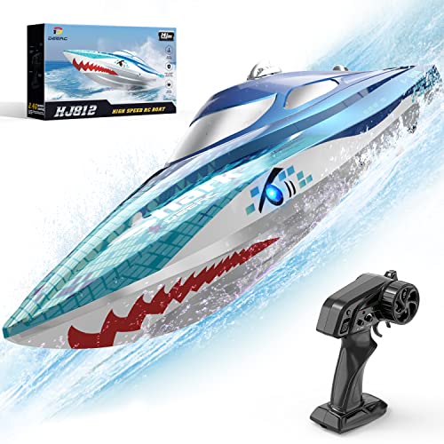 High-Speed LED RC Boat for Pools and Lakes