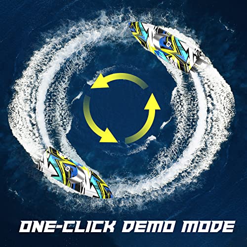 DEERC High-Speed RC Boat with LED Lights