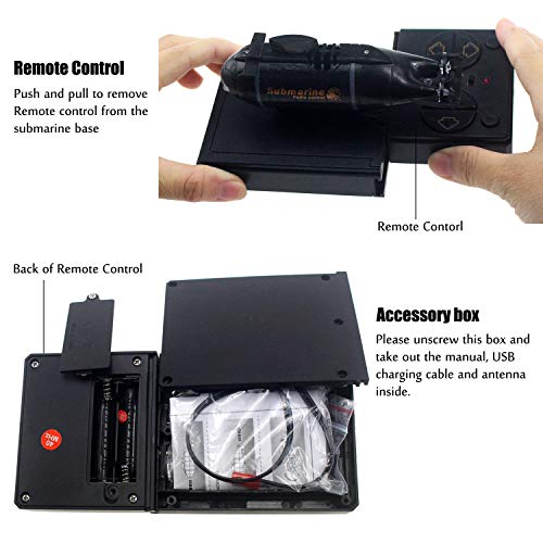 Mini Remote Control Submarine Toy for Kids