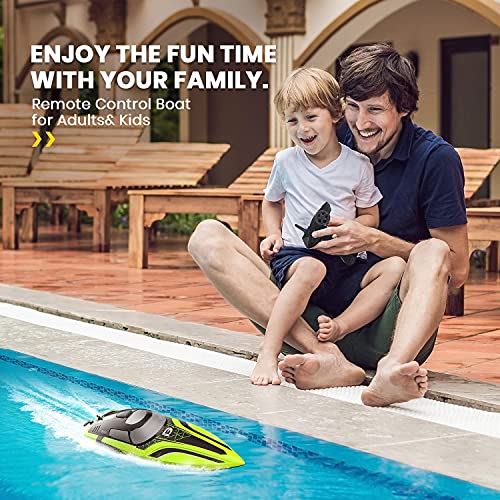 DEERC Remote Control Boat for Pools and Lakes