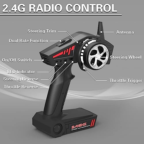 High-Speed Remote Control RC Boat 37MPH