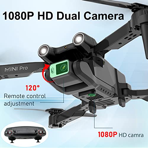 MOCVOO Foldable Dual-Camera Drone for Kids & Adults