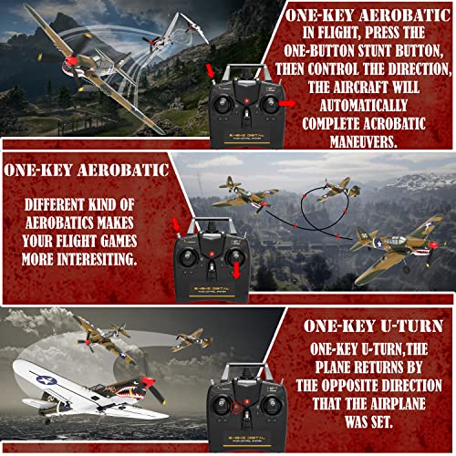 LEAMBE RC P-40 Warhawk Plane for Beginners