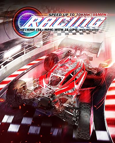 CROBOLL 1:14 Fast Off-Road RC Truck - Red