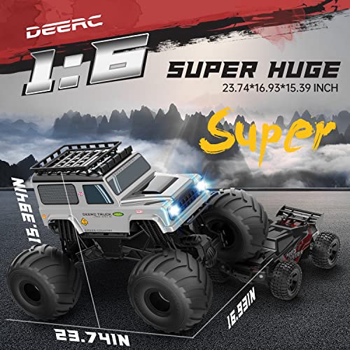 DEERC 1:6 Off-Road Monster Truck with Lights