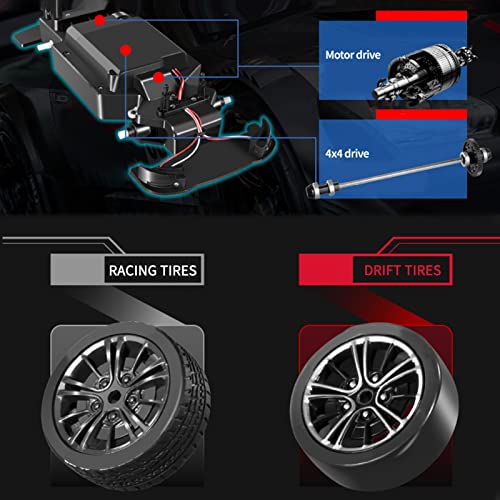 GoolRC 1/16 Remote Control Drift Car for Kids
