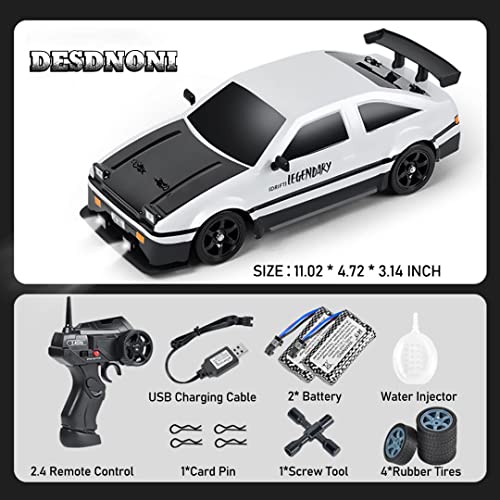 High-Speed RC Drift Car with LED Lights