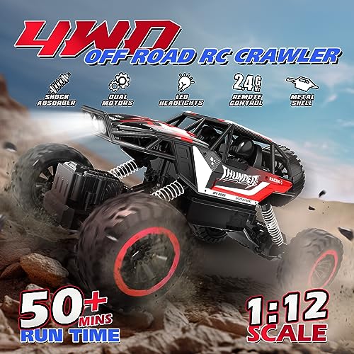 DEERC 1:12 Remote Control Off-Road Monster Truck