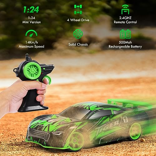 BIFYTON LED Remote Control Drift Car for Kids