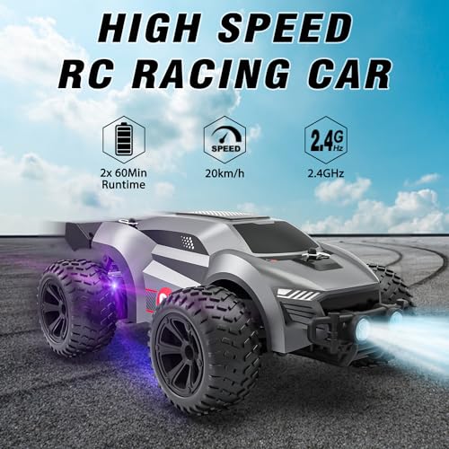 EpochAir High-Speed Remote Control Car with LED Lights