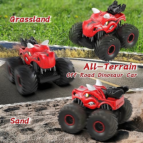 Remote Control Dinosaur Monster Truck with Spray