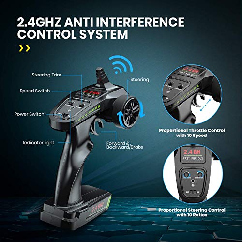 Holyton 1:10 High-Speed Remote Control Offroad Truck