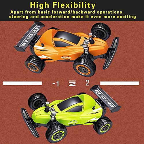 2 Pack High Speed RC Race Cars for Kids