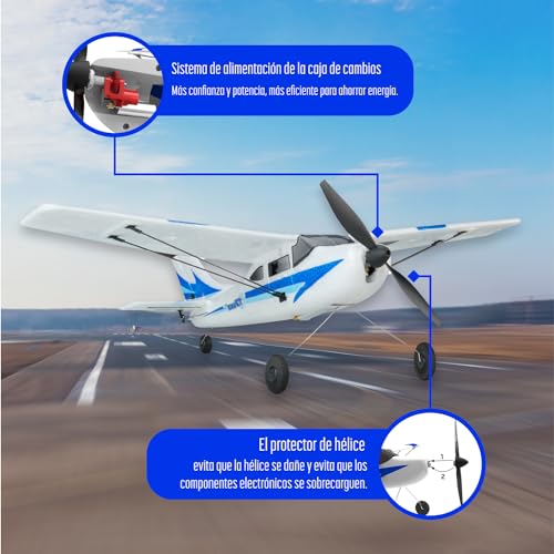 Top Race 3-Channel Remote Control Airplane