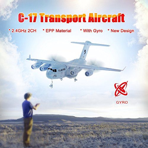 GoolRC C-17 Remote Control Military Airplane