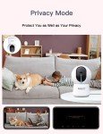 5G Indoor Pet Camera with Night Vision & Two-Way Talk