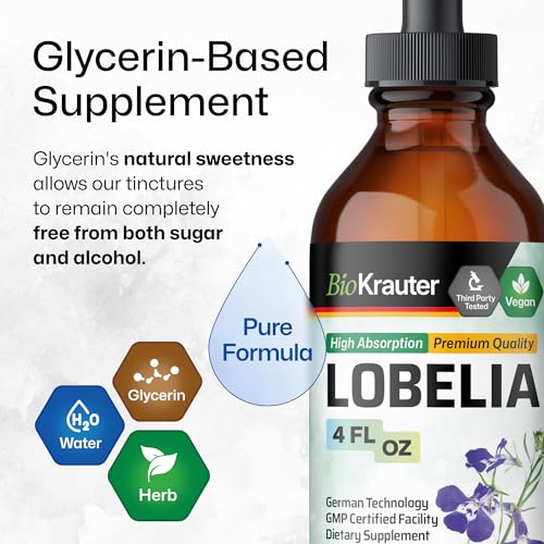 Organic Lobelia Tincture for Respiratory Support