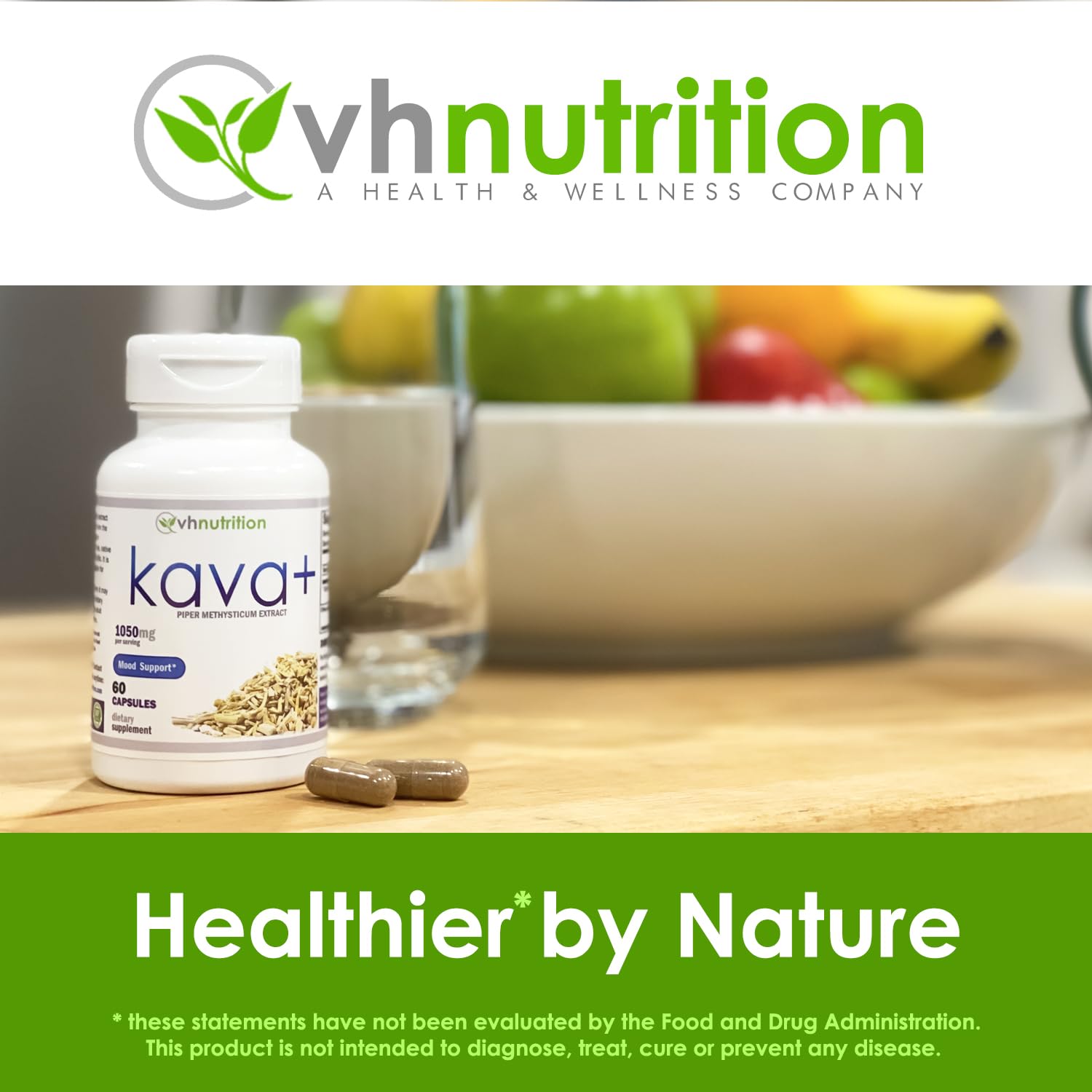 KAVA+ Mood Support Capsules - 1050mg Kava Kava