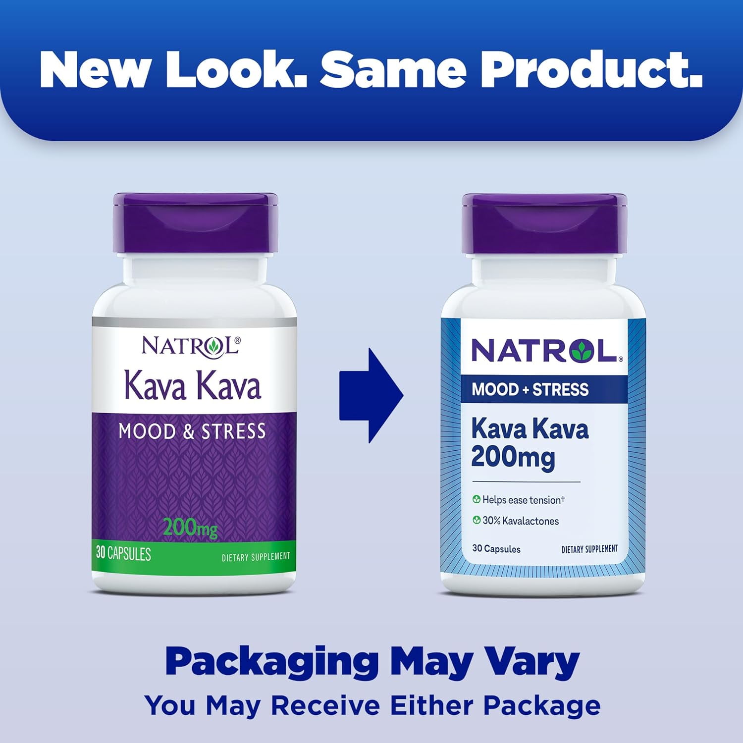 Natrol Kava Kava 200mg Capsules for Relaxation