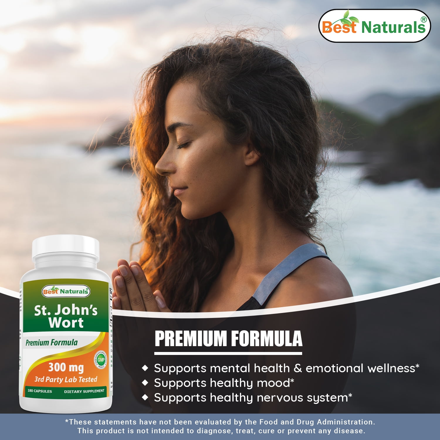 St. John's Wort 300mg - 180 Capsules