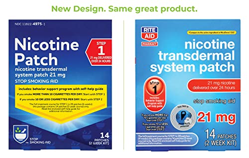 Nicotine Patches Step 1, 21 mg, 14 Count
