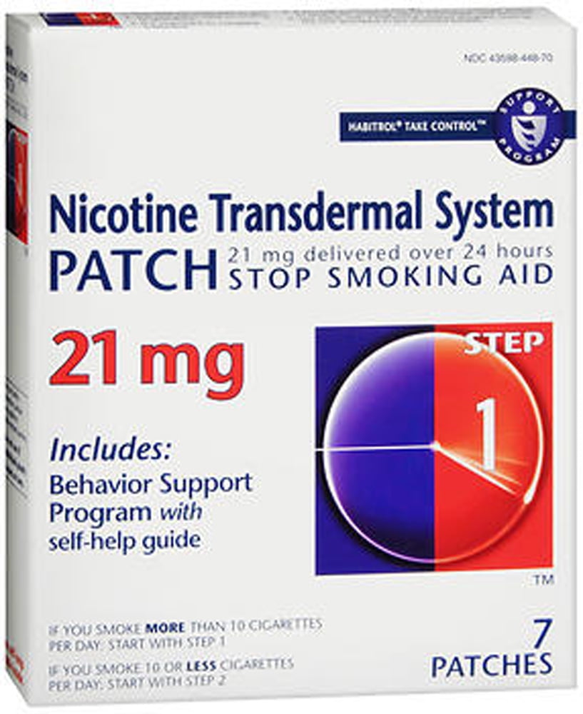 Habitrol Nicotine Patches Step 1 - 7 Count