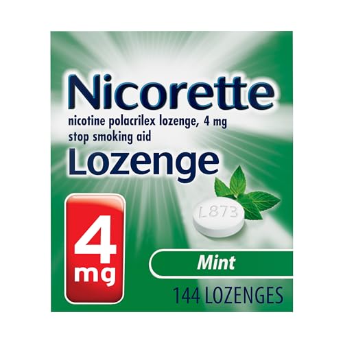 Nicorette Mint Nicotine Lozenges, 4 Mg, 144 Count