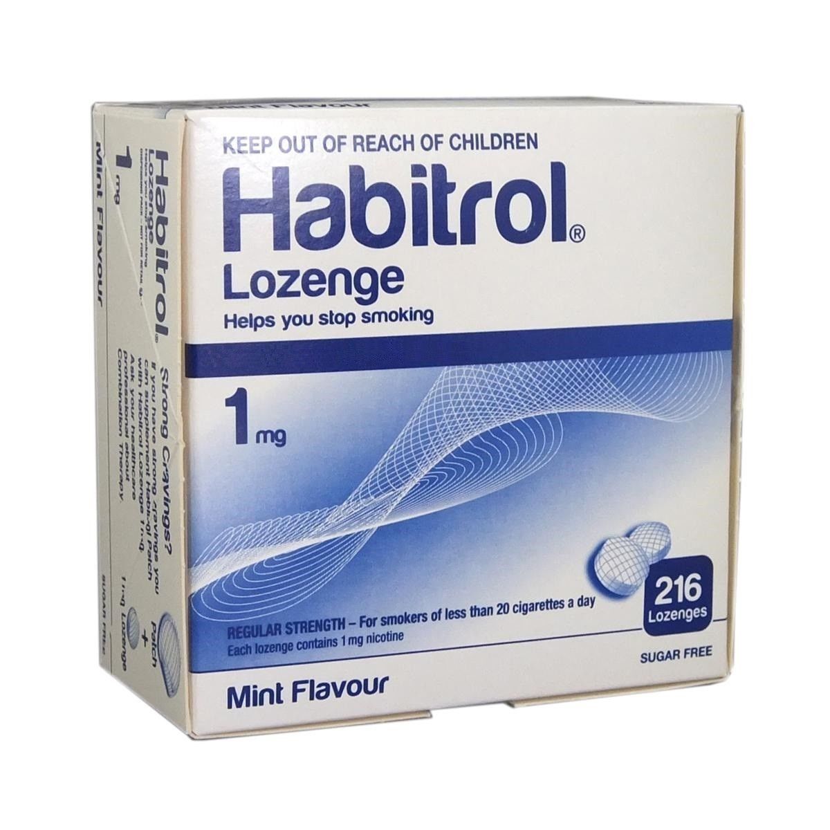 Habitrol 1mg Mint Nicotine Lozenges - 8 Boxes