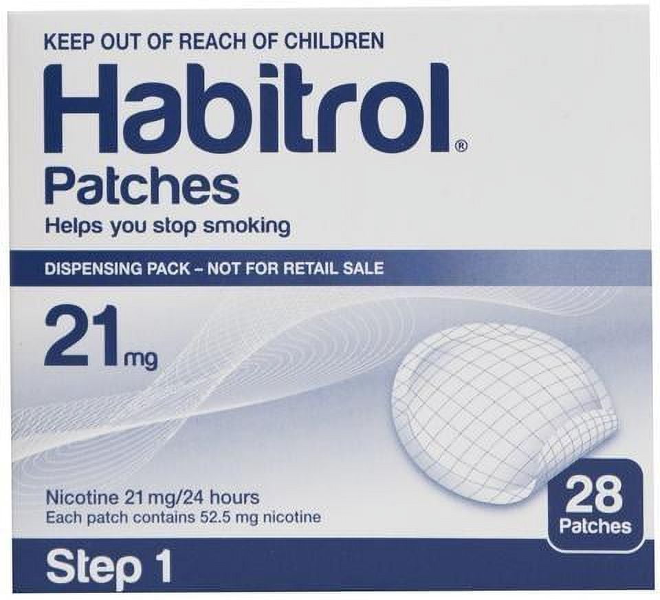 Habitrol Nicotine Patches 21mg - Quit Smoking Aid