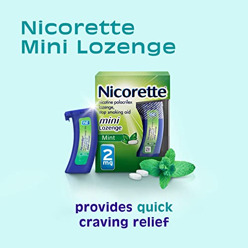 Nicorette Mini Nicotine Lozenges 2mg Mint 20ct