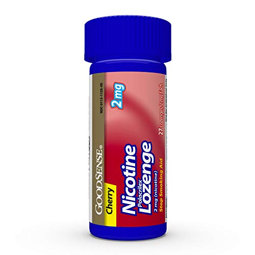 GoodSense Cherry Nicotine Lozenges, 2 mg, 108 Count