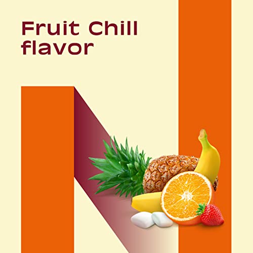 Nicorette Fruit Chill Nicotine Gum - 100 Count