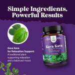 Kava Kava Root Extract 1000mg - Mood Support Capsules