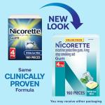 Nicorette Gum 4mg Ice Mint - 160 Pieces