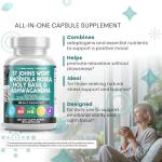 Mood Support Capsules with St. John's Wort & Ashwagandha