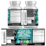 Mood Support Capsules with St. John's Wort & Ashwagandha