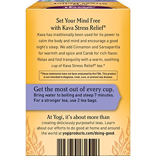 Yogi Kava Stress Relief Tea - 16 Bags