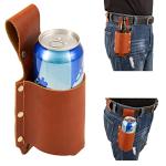 Leather Beer Holster - Unique Gift for Beer Lovers