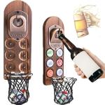 Personalized Wooden Beer Bottle Opener with Magnet