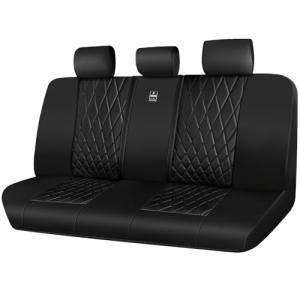 Luxury Faux Leather Waterproof Rear Seat Covers